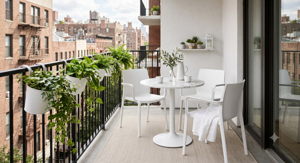 Comment optimiser un petit balcon urbain avec style