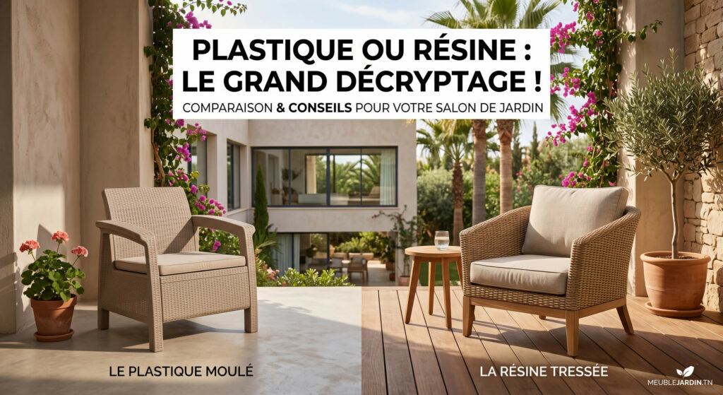 Plastique ou Résine : Ce que personne ne vous dit sur les salons de jardin !