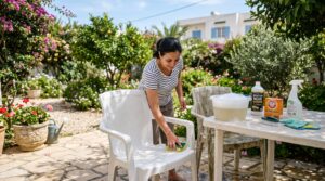 Mobilier de jardin en plastique : Le secret pour lui redonner son éclat du premier jour !