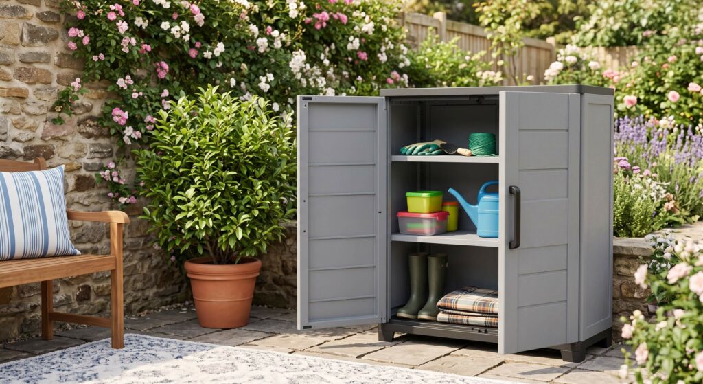 Pourquoi choisir une armoire de rangement en plastique pour votre extérieur